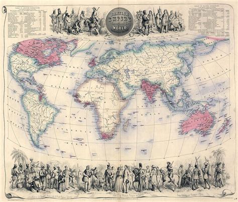1850s Map Of The British Empire Photograph By Everett Pixels