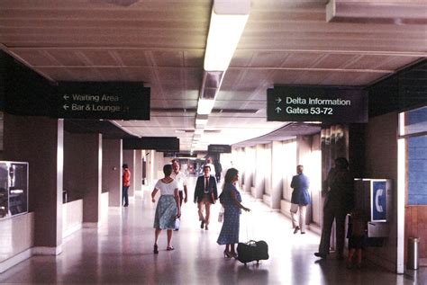 Inside The Atlanta Hartsfield Airport Terminal In 1980 Sunshine Skies