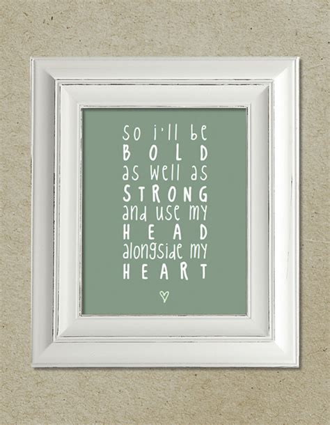 Mumford And Sons Art Print I Will Wait Lyrics Etsy