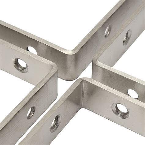 1 Pair 6 12 Inch Stainless Steel Wall Shelf Mount Brackets L Shaped