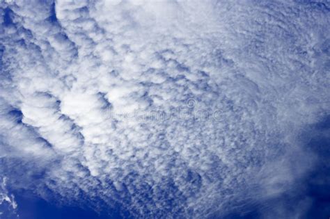 Formation Of Cirrocumulus Clouds In The Sky Stock Image Image Of