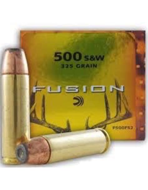 Federal Fusion 500 Sandw 325 Gr 20 Rds