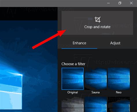Crop Images With Photos In Windows 10