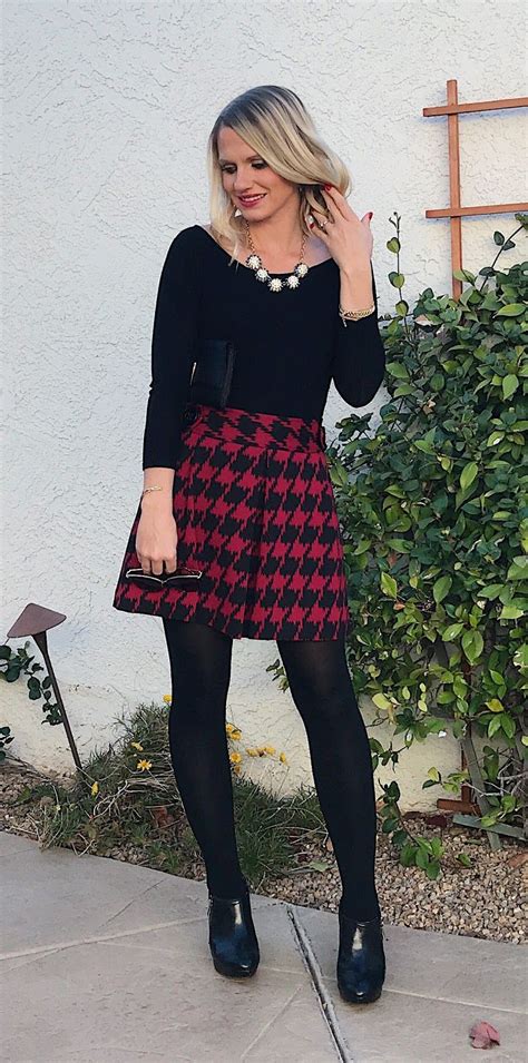 We did not find results for: Christmas outfit with Red houndstooth skirt | Christmas ...