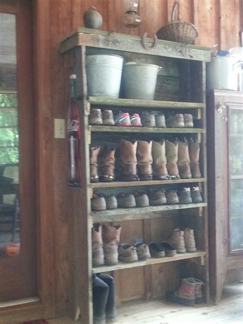 When it comes to finding the perfect fit for your new cowboy boots, things become quite this guarantees that your cowboy boots will always fit. Pin by Noreen Ed Gallagher on Tack rooms | Boot rack, Boot ...