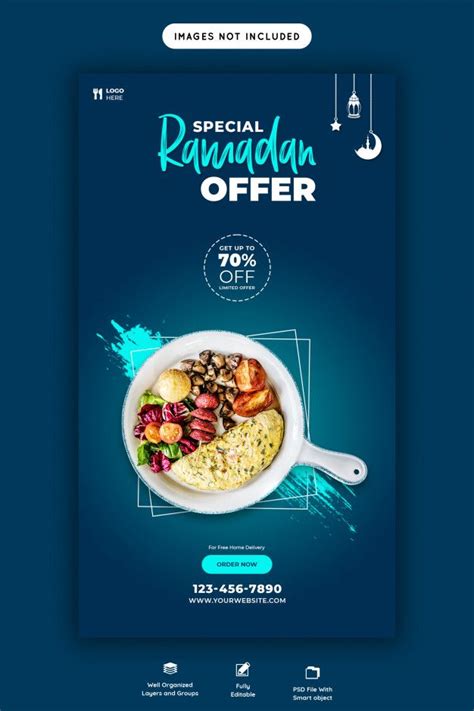 Premium Psd Special Ramadan Food Banner Template Food Banner Food