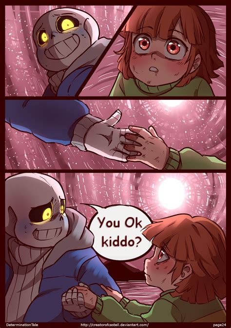 determinationtale comic page 24 by creatorofcastell on deviantart