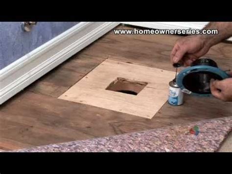 Vinyl plank flooring review and tips. How to Fix a Toilet - Wooden Sub-Flooring Flange Repair ...