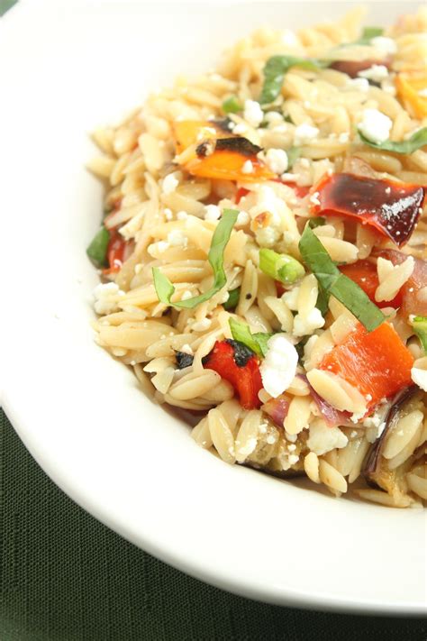 In a large pot bring water and 1 tablespoon of salt to a boil. Ina Garten's Orzo with Roasted Vegetables | And They Cooked Happily Ever After | Recipe ...