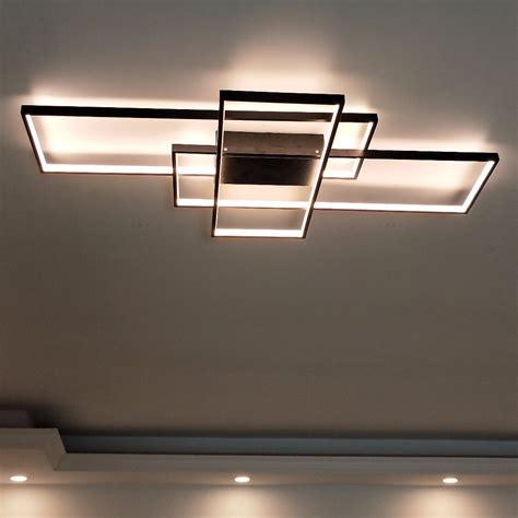 Browse a large selection of modern ceiling lighting, including pendant lighting, track lighting and many more for your kitchen and bathroom ceiling lights. Rectangular Modern LED Ceiling Light - Blocks | Modern.Place