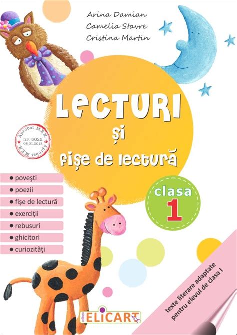 Lecturi şi Fişe De Lectură Clasa I Texte Literare Adaptate Pentru