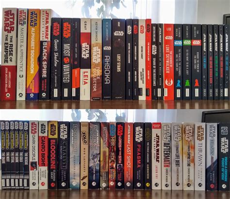 My Updated Star Wars Canon Books Collection Rstarwarsbooks