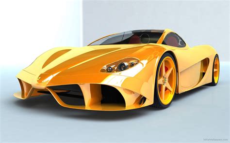 Ferrari Yellow Concept Wallpaper Hd Car Backgrounds