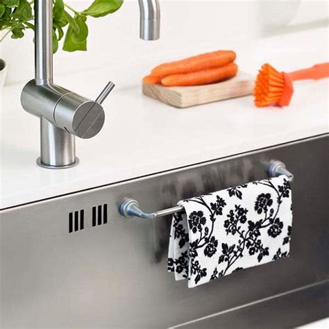 All components tops, bottoms, backs and shelves are made with 5/8 laminate furniture board. Magnetic Dish Cloth Holder. Dry your dishcloth by Reenbergs | Kitchen sink design, Kitchen sink ...