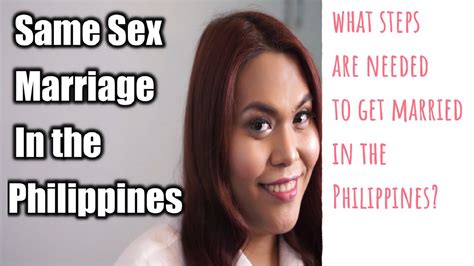 Same Sex Marriage In The Philippines Youtube
