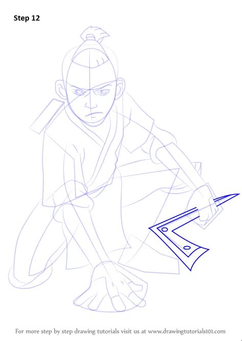 Learn How To Draw Sokka From Avatar The Last Airbender Avatar The