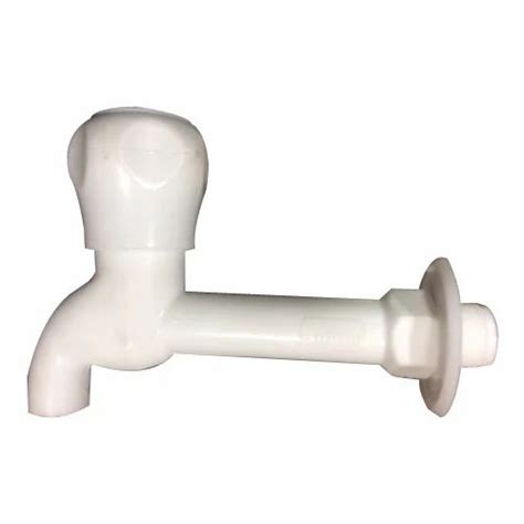 whie plastic long body tap for bathroom fitting size 15 mm at rs 20 piece in ahmedabad