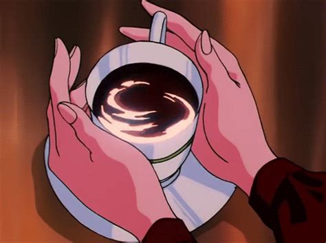 Ooo Artsy Black Coffee Aesthetic Anime Anime Wallpaper