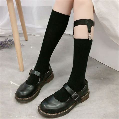 Sayaka Long Socks Garter Yesstyle