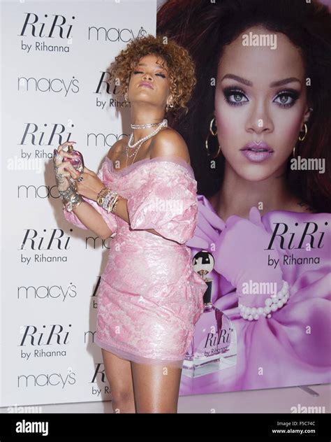 Rihanna Launches Her New Fragrance Riri At Macys Brooklyn Featuring