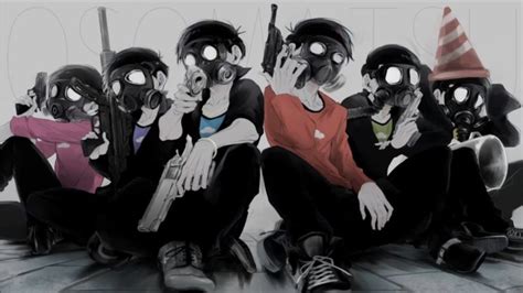 Anime Anime Boys Gas Masks Wallpapers Hd Desktop And Mobile Backgrounds