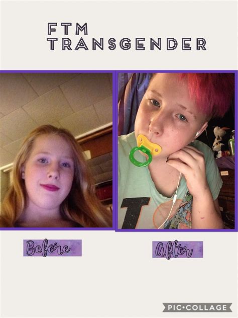 Im A Transgender Pre Everything This Is Me Before I Came Out As Transgender And Then Me Now