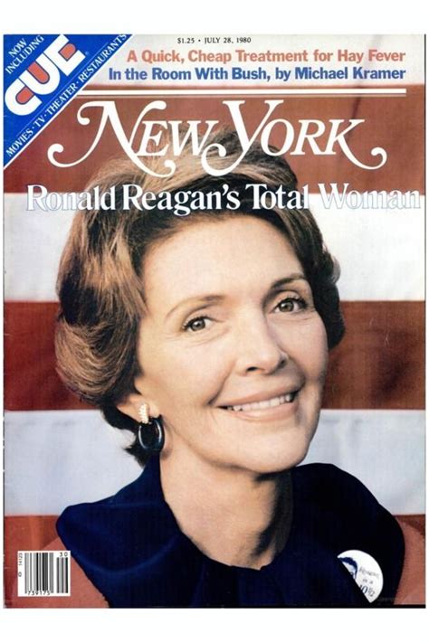 Read New York’s Nancy Reagan Cover Story From 1980 Nancy Reagan Reagan Read News