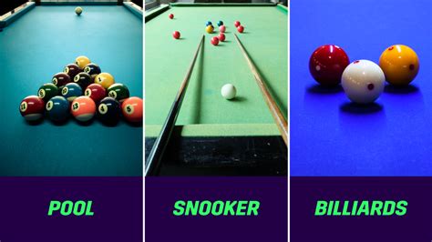Billiards Vs Pool Vs Snooker Understand The Key Differences