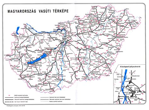 Vasúti Térképek Magyarország Vasútállomásai és Vasúti Megállóhelyei