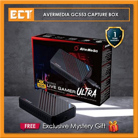 Avermedia Gc553 Live Gamer Ultra 4k Usb 31 Game Streaming Capture Box
