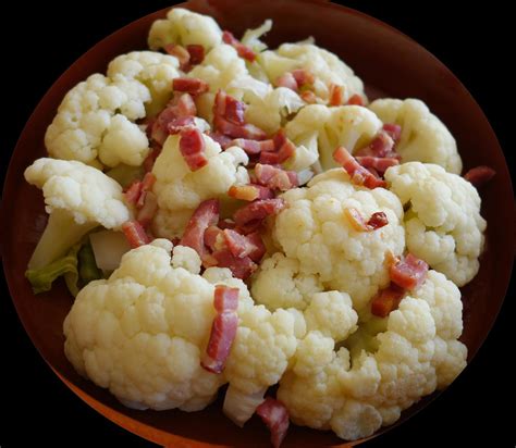 Living the life in Saint-Aignan Gratin de chou - fleur aux lardons