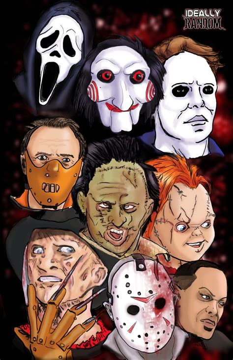 Horror Icons By Thefireangel Horror Icons Horror Characters Horror