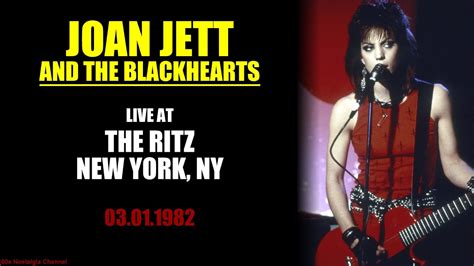 Joan Jett And The Blackhearts Live In New York 03011982 Youtube