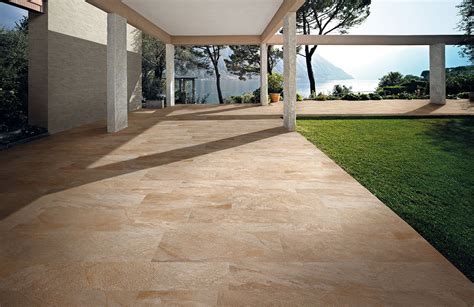 When thinking about using porcelain tiles outdoors there are a number of important considerations to take into account. Sienna Anthology Stone Gold Outdoor 12x24 Porcelain Tile ...