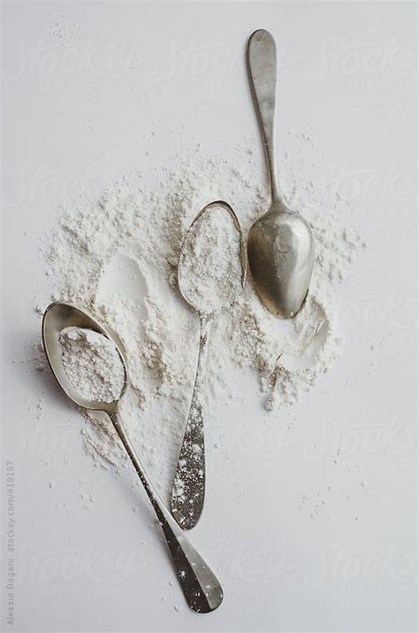 Fine Pastry Flour Shoot From Above By Alessio Bogani Moody Food