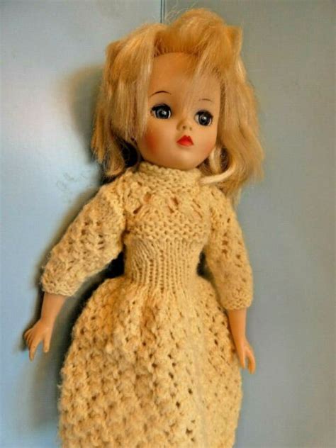 Vintage Uneeda 16 Toy Fashion Doll Blonde Hair Blue Eyes 28 Ebay