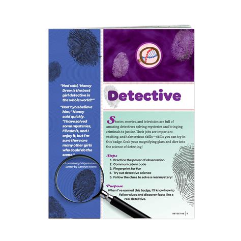 Junior Detective Badge Requirements | Girl Scout Shop