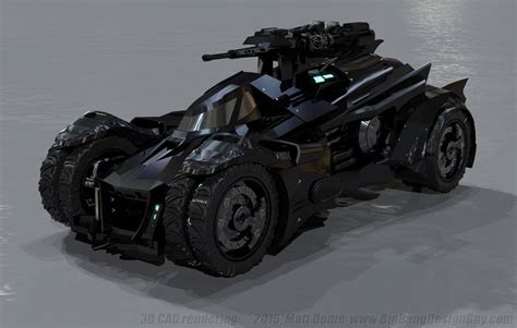 Arkham Knight Batmobile With Turret By Ravendeviant On Deviantart