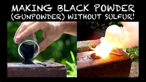 Black Gunpowder Recipe