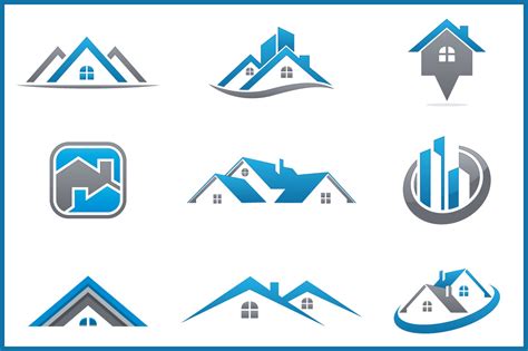 Real Estate Bundle 9 Logos ~ Logo Templates On Creative Market