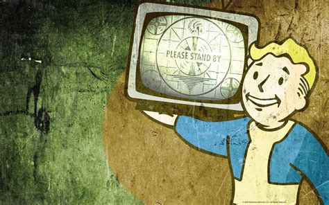 Fallout Vault Boy Television Wallpaper High Quality