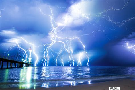 Last Nights Lightning Storm In Brighton South Australia Harleyj