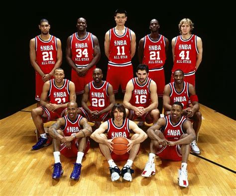 Western Conference All Stars Team 2003 Nba West Shaquille Oneal