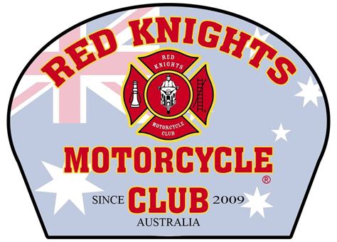 Red Knights Motorcycle Club Patches Kutrgy