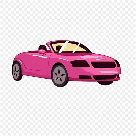 Red Sports Car Clipart Vector Pink Sports Car Beautiful Car High End