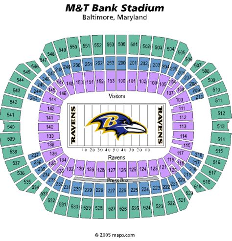 Interactive Ravens Stadium Seating Chart