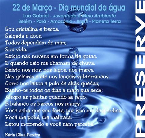Frases Para O Dia Mundial Da Agua