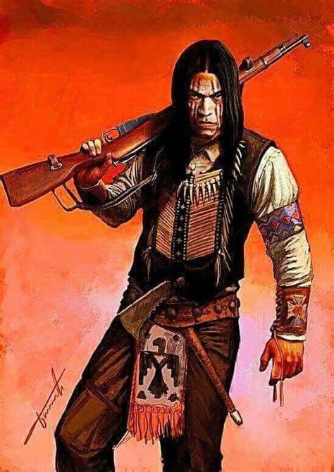 Warrior Native American Warrior Apache Native American Western Artwork