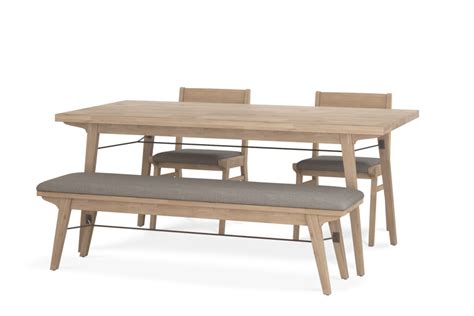 Unlike the first picnic table/bench we showed you, this piece of furniture has a simpler design (easier build) and is easier to use. Miles Dining Table with Bench and 2 Chairs | Castlery ...