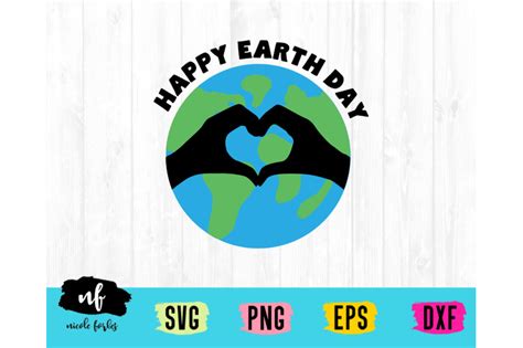 Happy Earth Day SVG Cut File Free SVG CUt Files